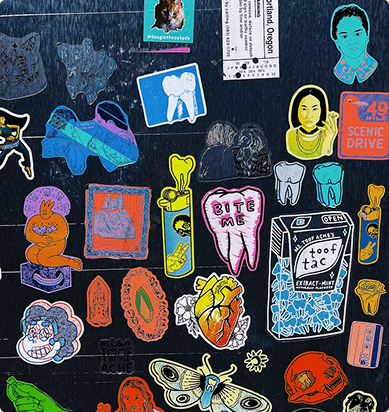 Sticker sheets and DIY cut stickers